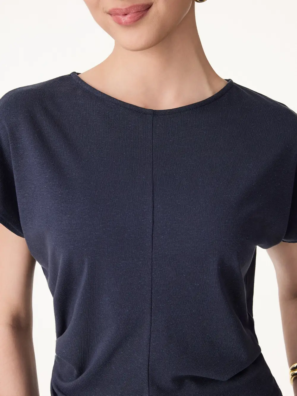 Round Neck Relaxed Summer Top