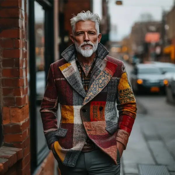 Plaid Zip Jacket