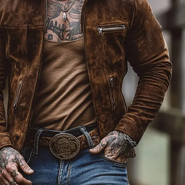 Tailored Utility Zip Jacket