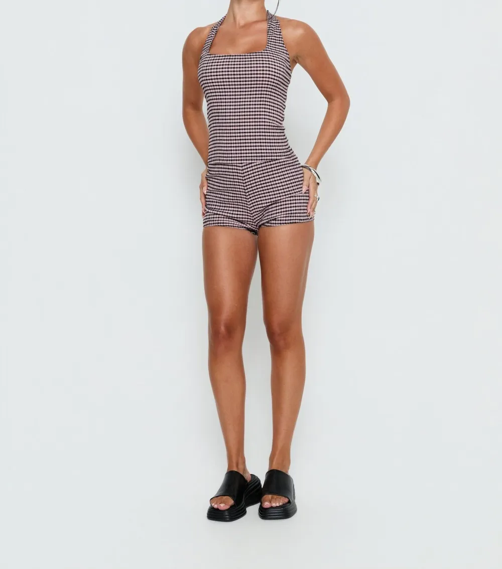 Multicolor Knit Mid-Rise Shorts