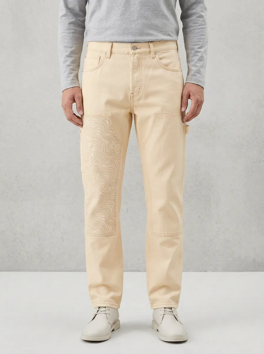 Explorer Topographic Map High Jeans