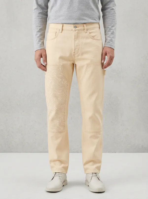 Explorer Topographic Map High Jeans