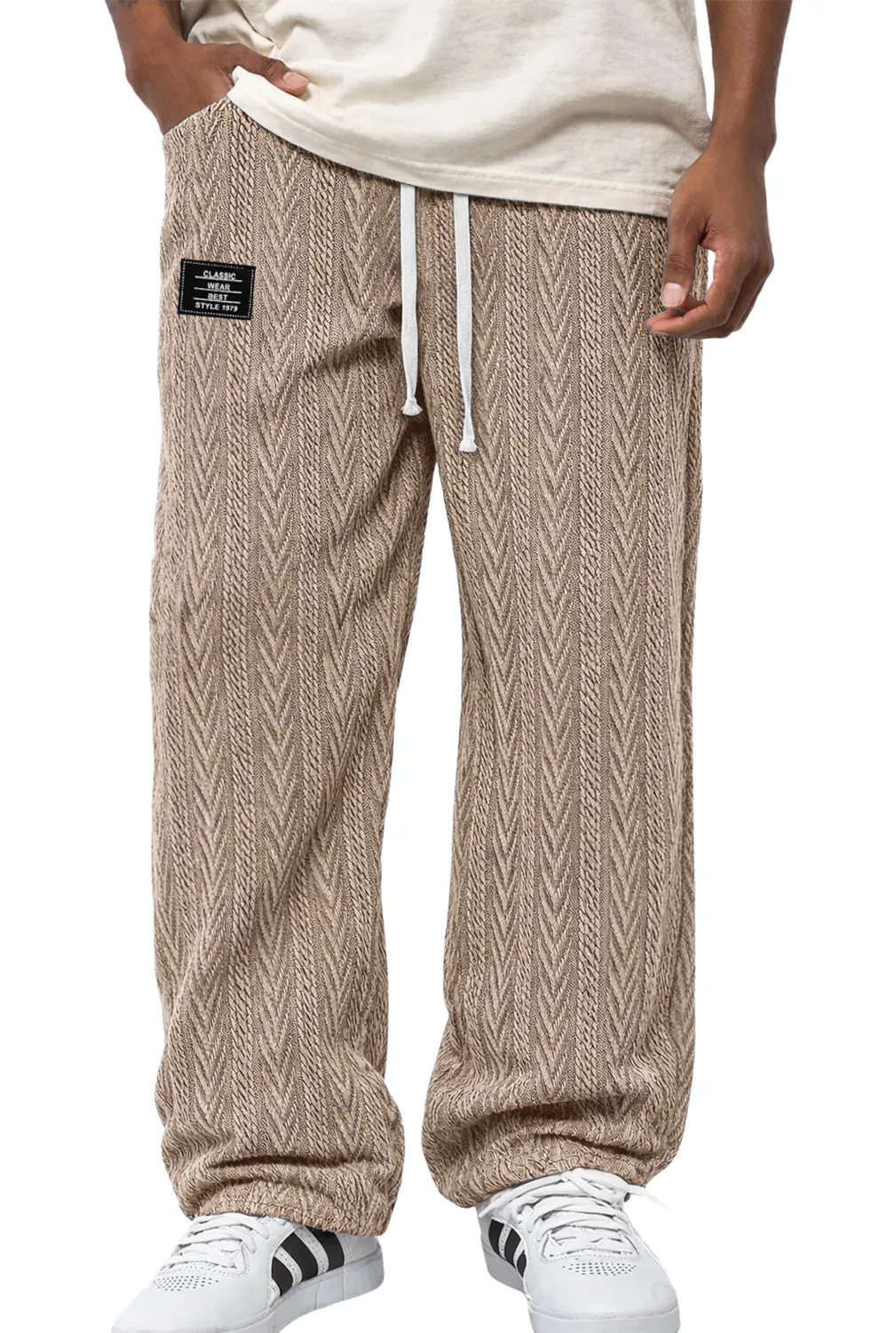 Jacquard Pull On Trousers