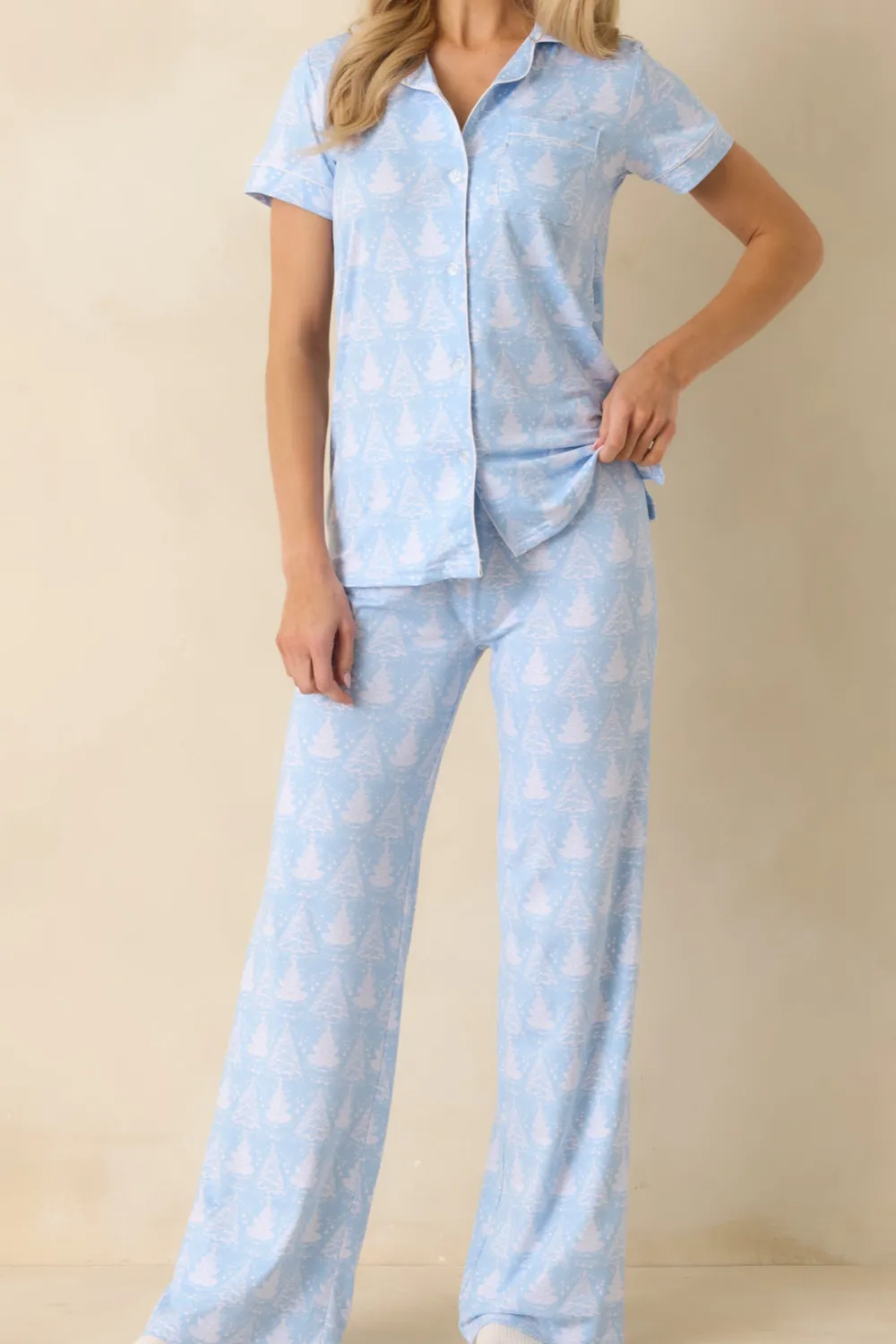 Christmas Ice Christmas Tree Pajama Pants
