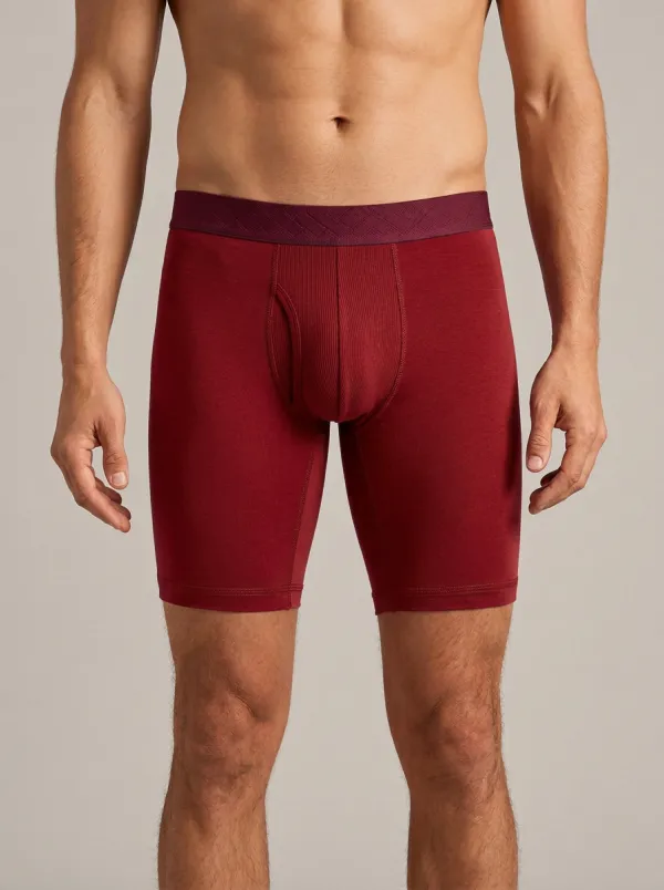 Everyday Waistband Detail Sport Look Men's Boxer Briefs