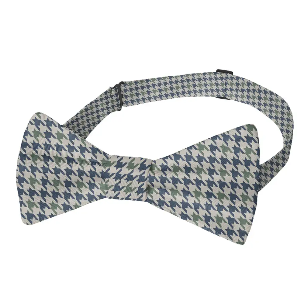 Houndstooth Pattern Bow Tie