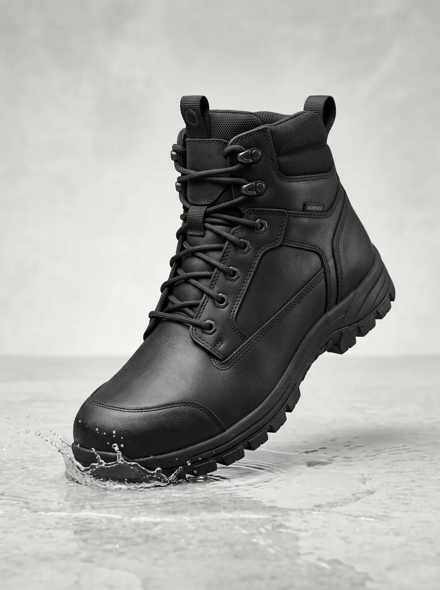 Clean-Look Outdoor Comfort Men' Waterproof Work Boots