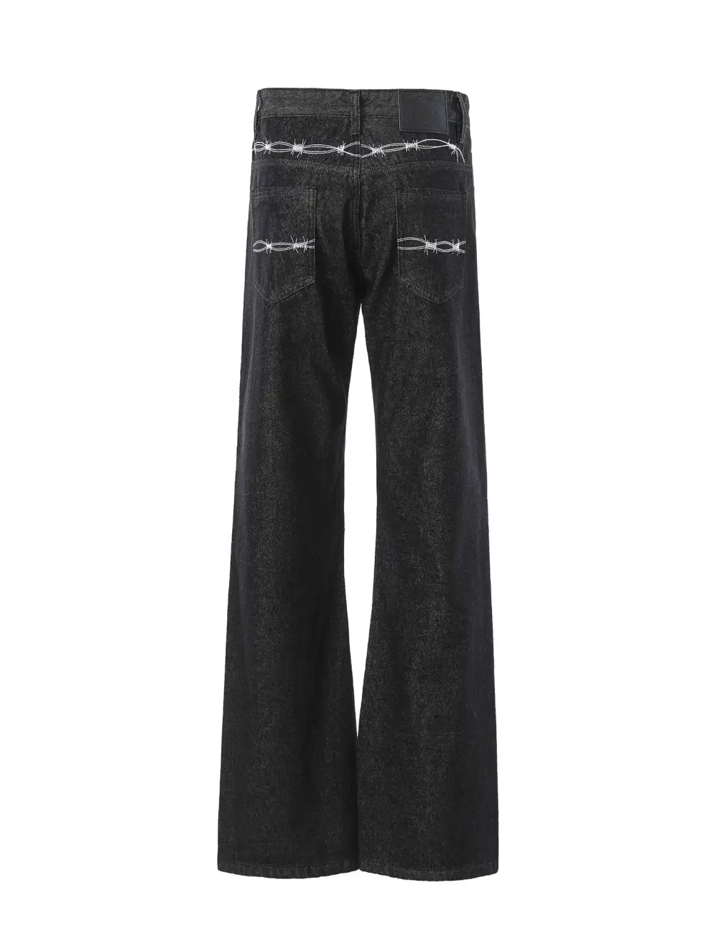 Embroidered Flared Jeans