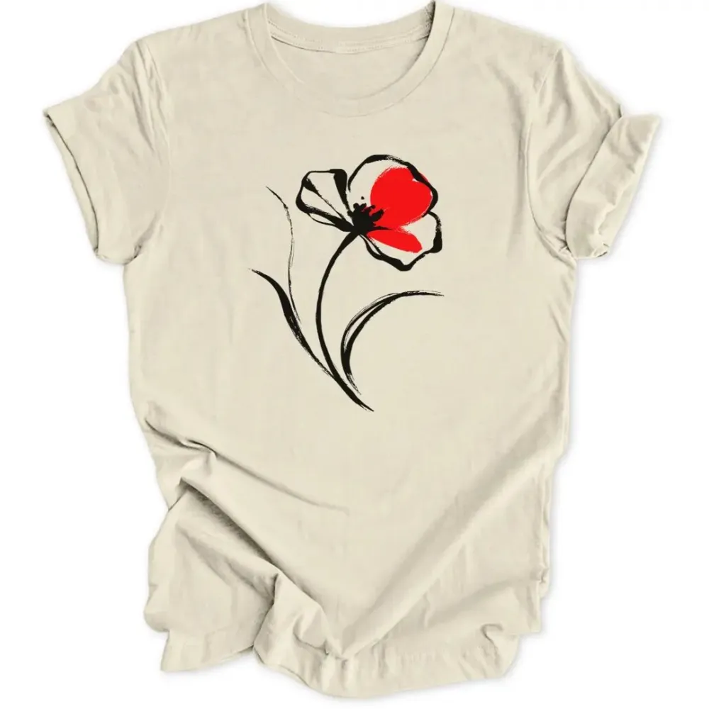Poppy Art Unisex T-Shirt
