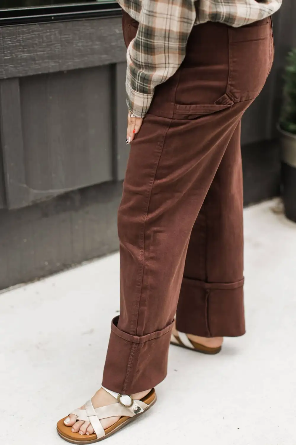 High-Rise Wide Straight Leg Clean Finish Jeans
