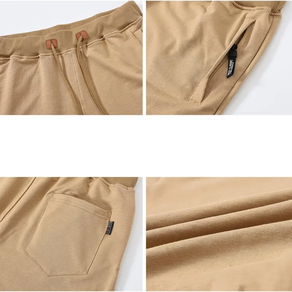 Men's pajama shorts, pure cotton casual shorts