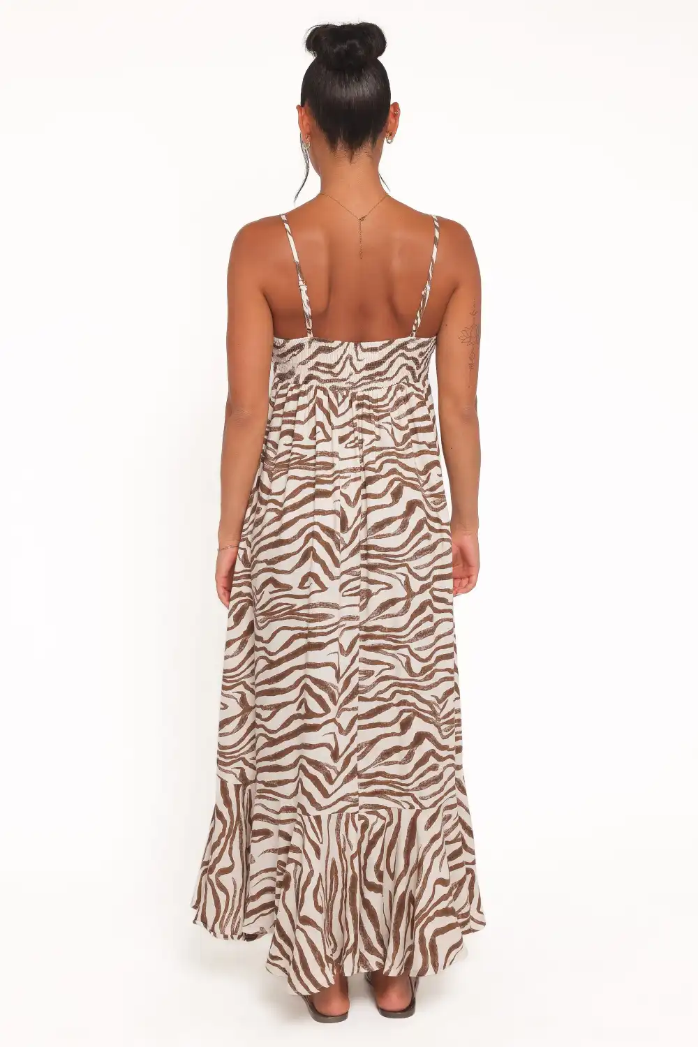 Animal Print Empire Maxi Dress