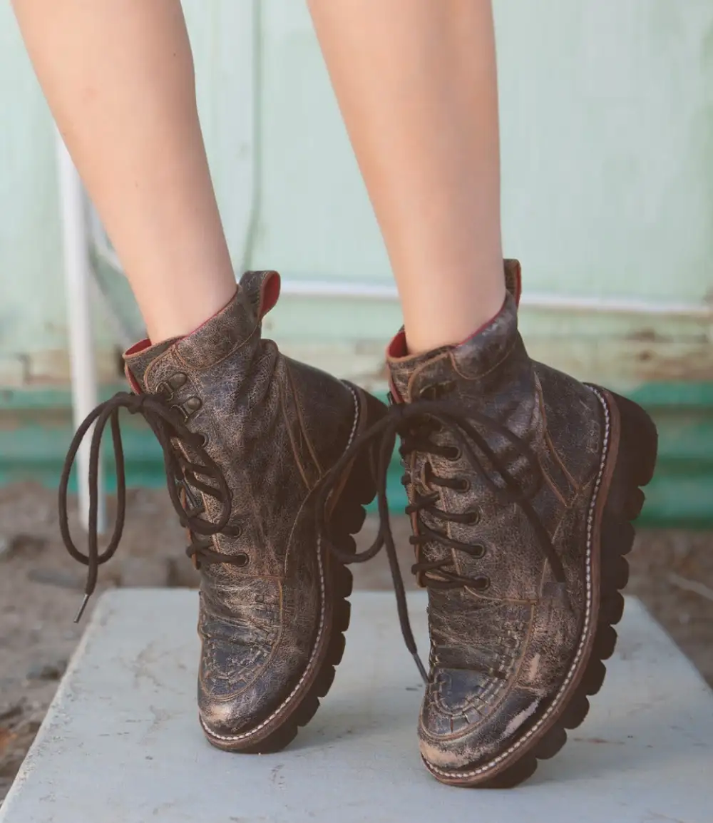 Woven Platform Everyday Boots
