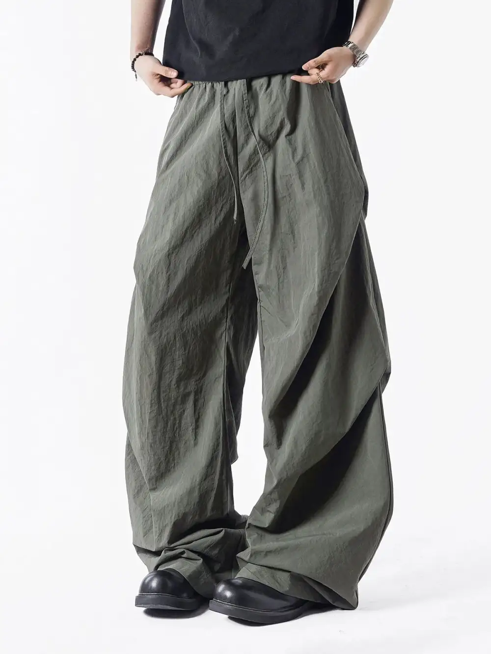 Casual Wide-Leg Pants