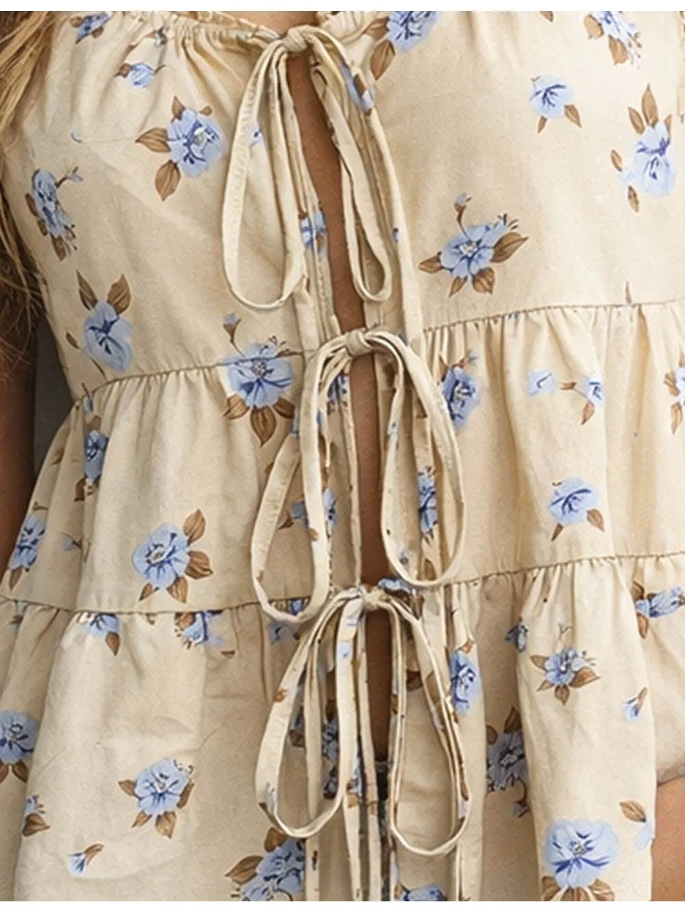 Boho Front Scoop Neck Sleeveless Top