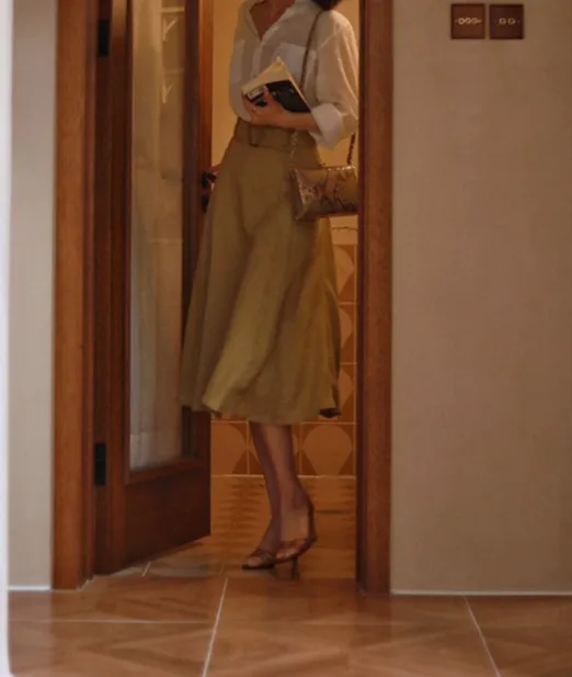 Urban Outing Everyday Casual Linen Skirt