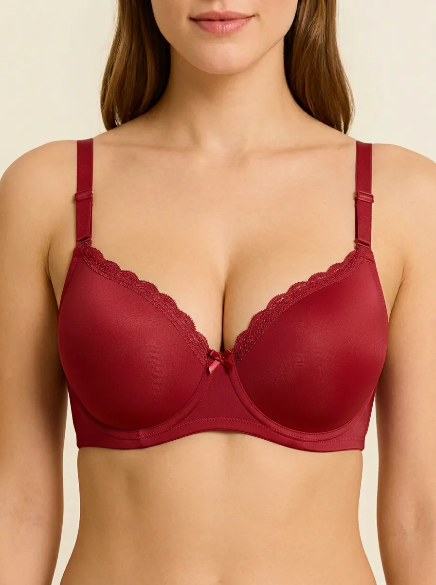 Women's Everyday Padded Lace-Trim Bra