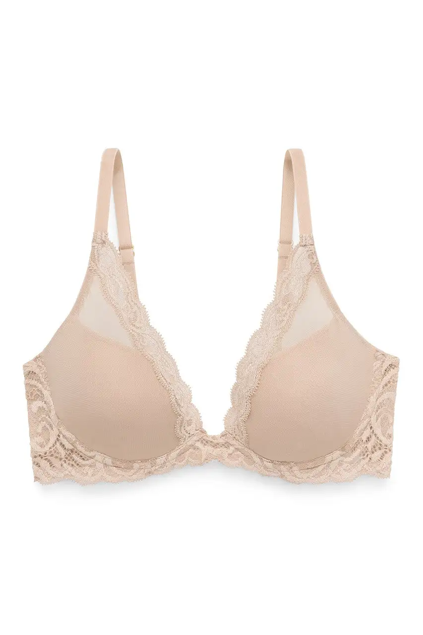 Plunge Underwire Contour Support Bra