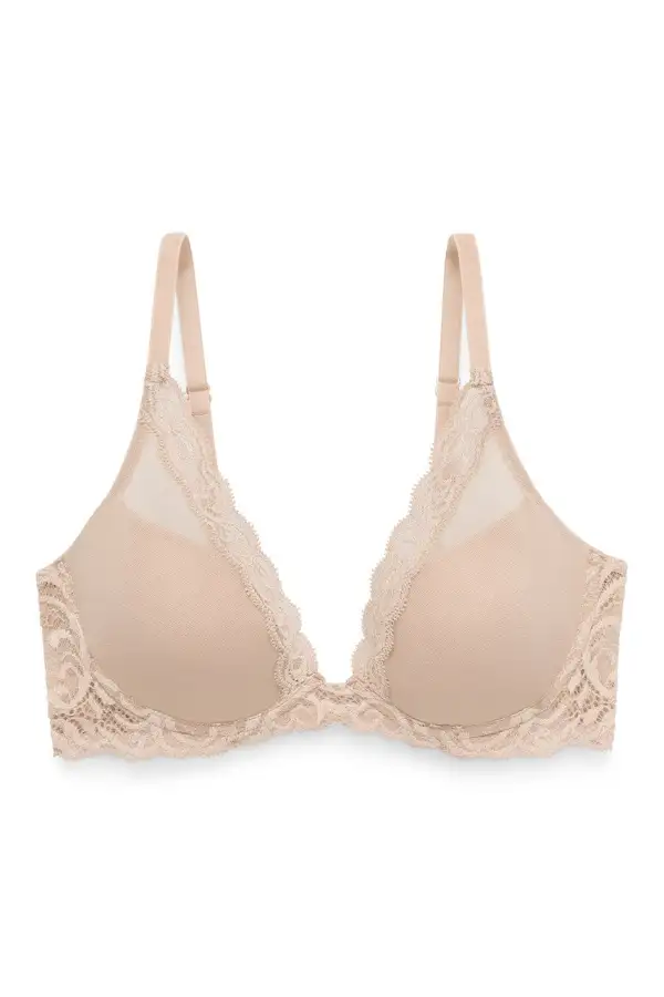 Plunge Underwire Contour Support Bra