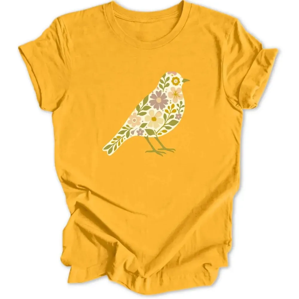 Botanical Bird Unisex T-Shirt