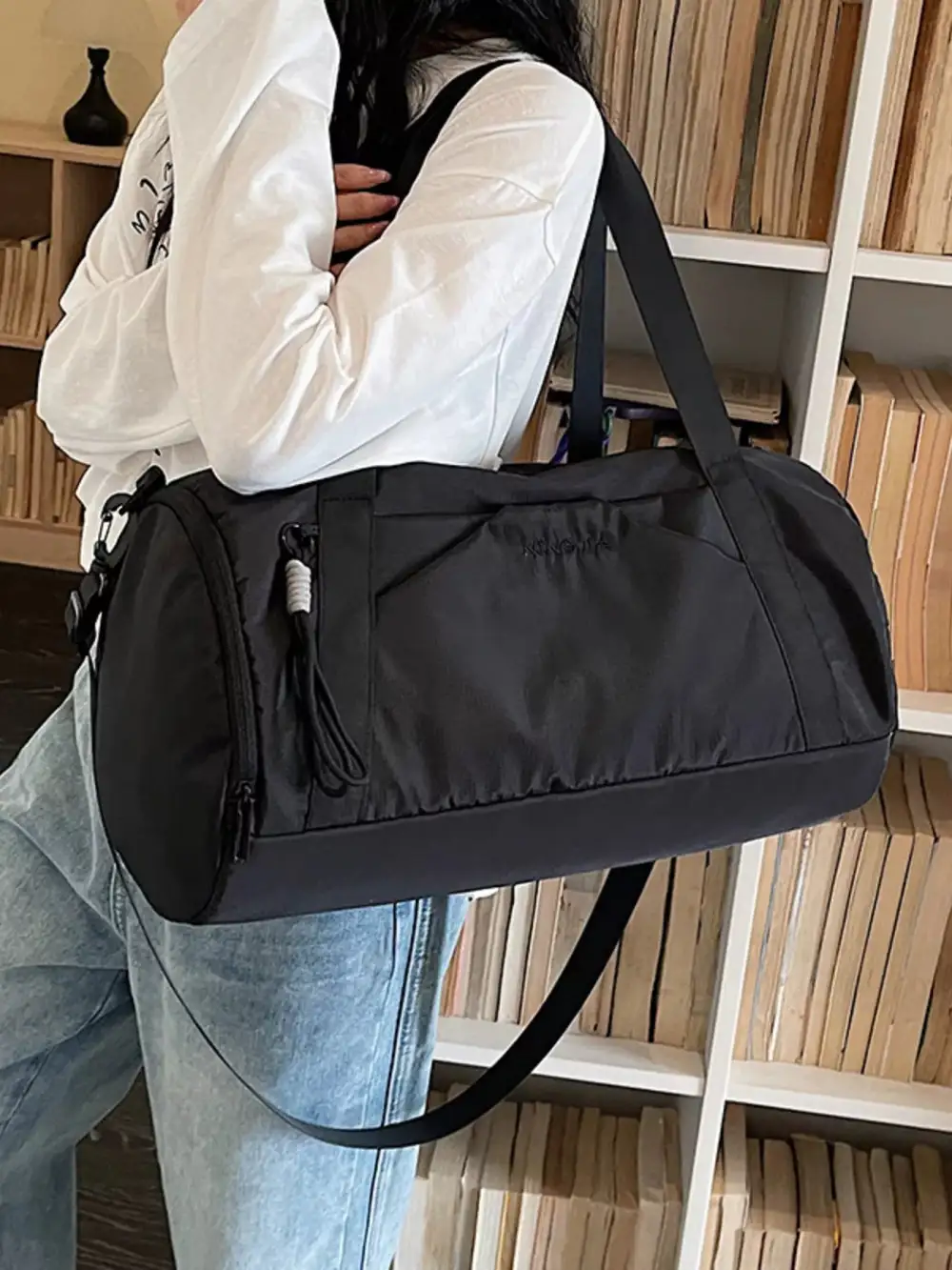 Lightweight Nylon Duffel Bag