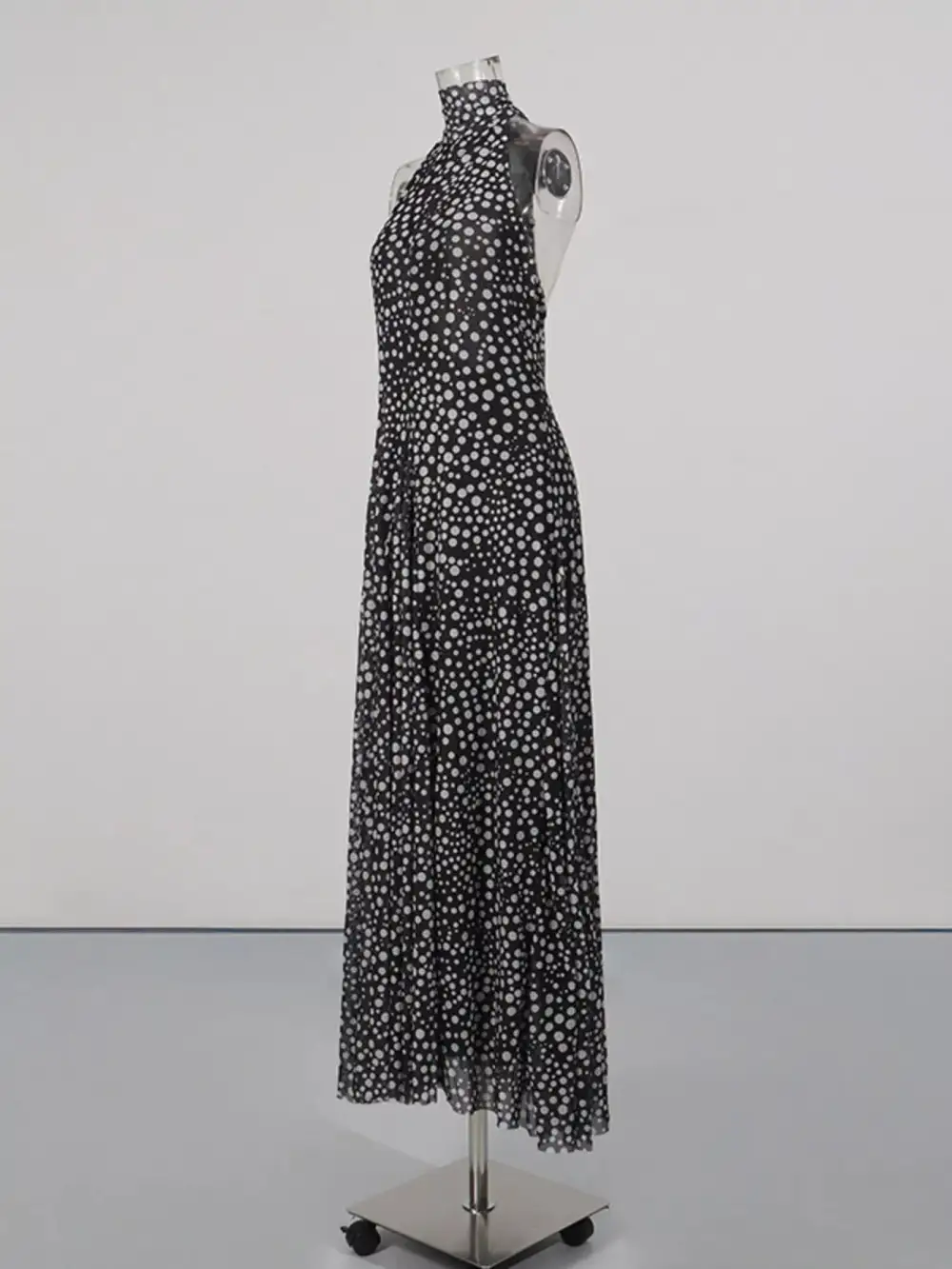 Polka Dot Maxi Dress