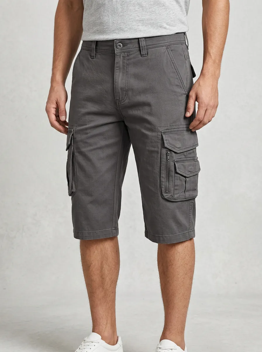 Men's Urban Easy Fit Utility Cargo Shorts