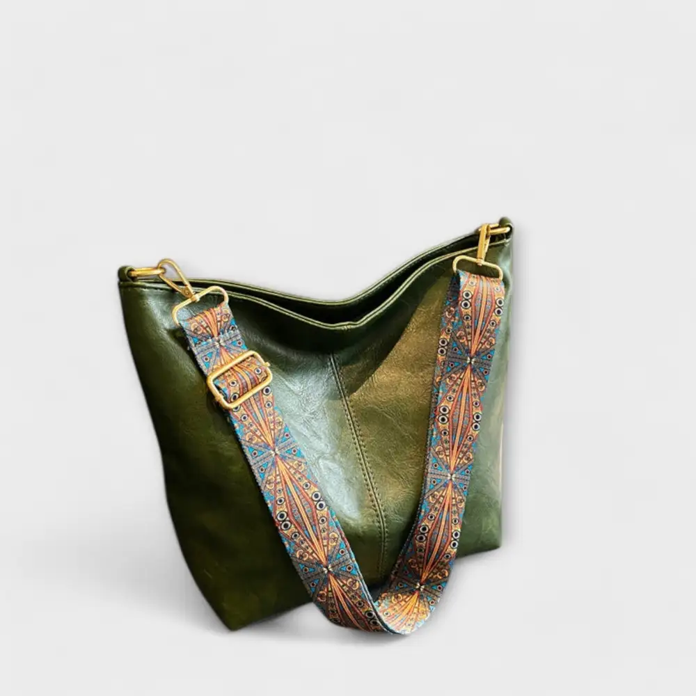 Relaxed Pebbled Leather Handbag