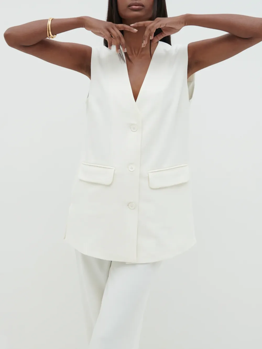 Casual Style Sleeveless Waistcoat