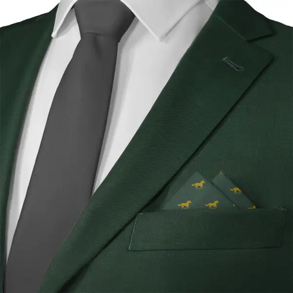 Contemporary Coordinated Novelty Animal Motif Pocket Square
