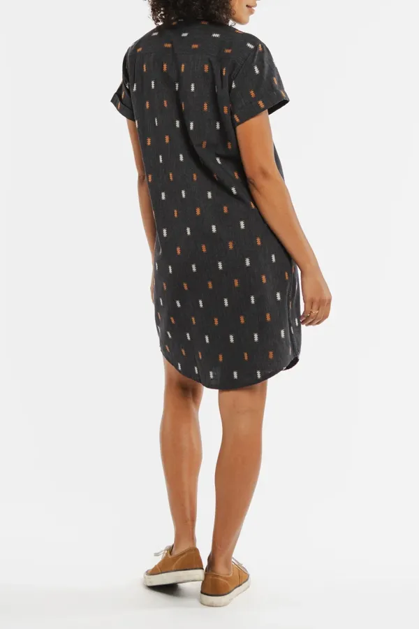 Daily Lapel Loose Shirt Dress