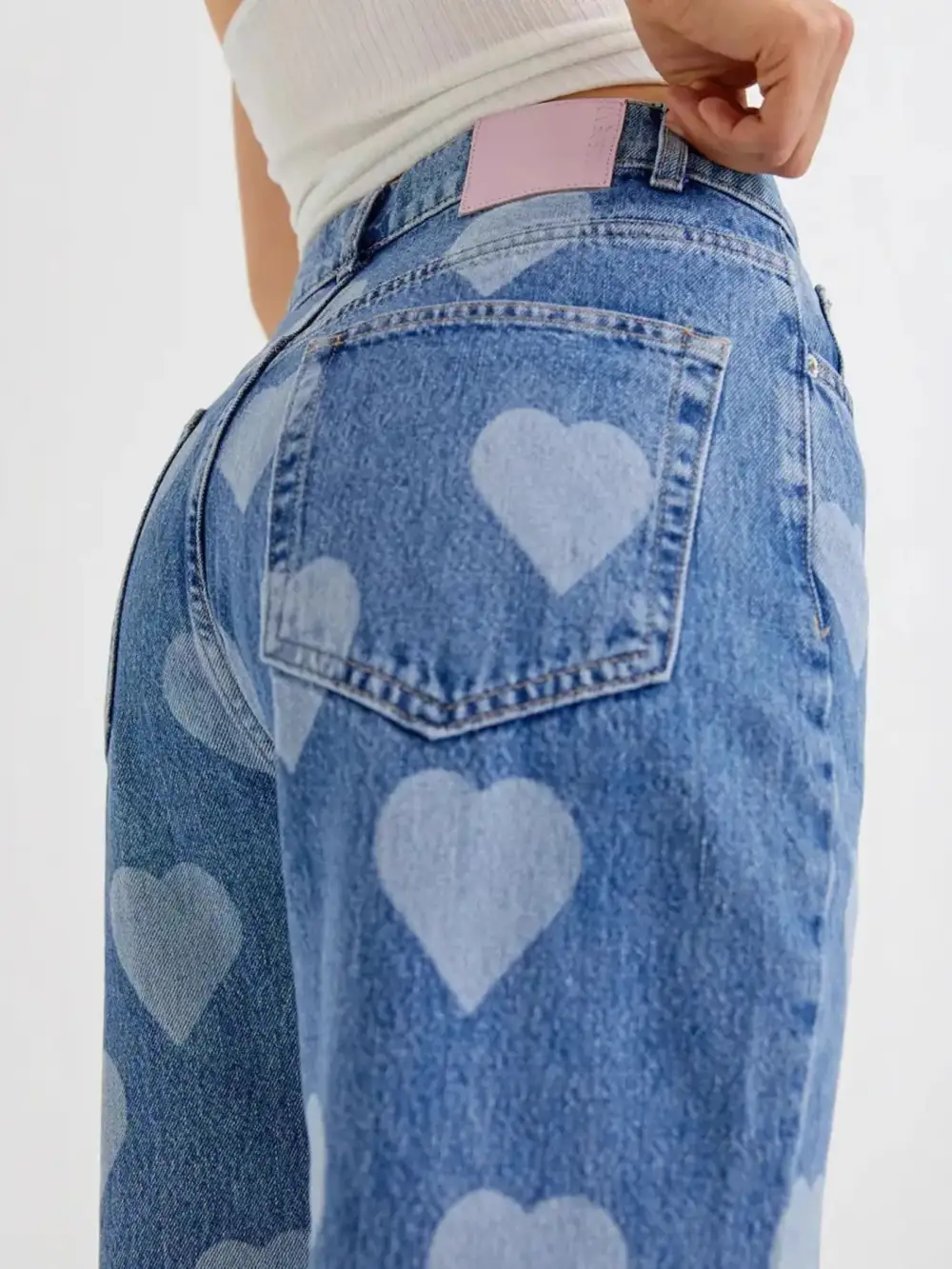 Woven Easy Denim Jeans