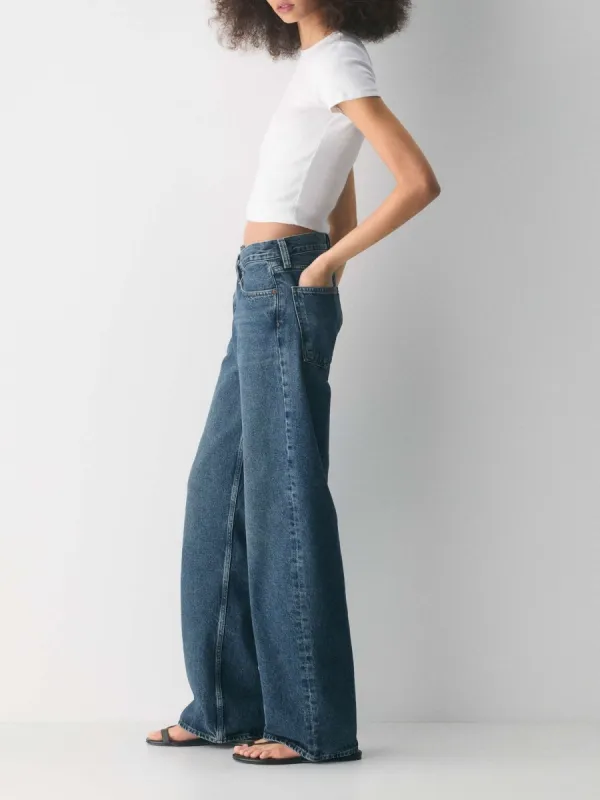 Crossover Waist Jeans