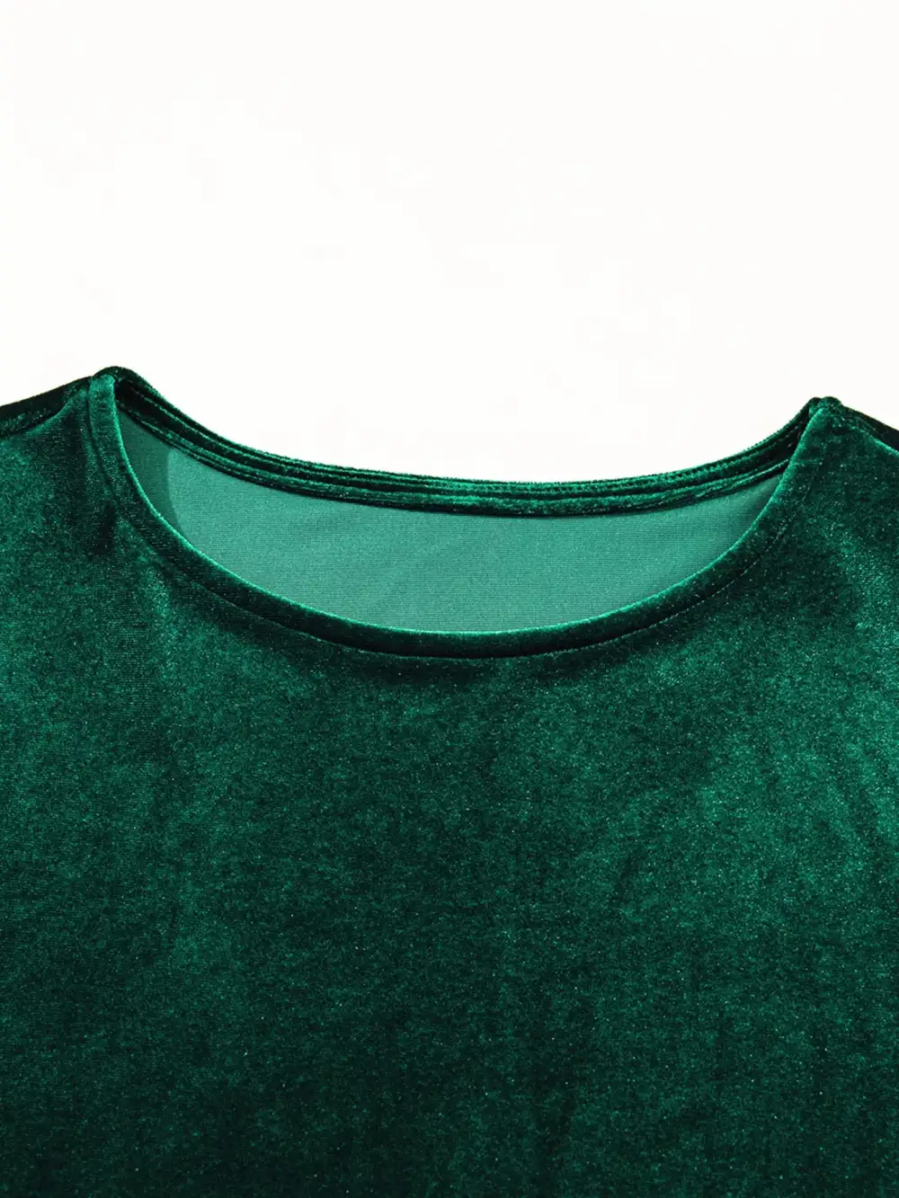 Velvet Sequin Tiered Mini Dress