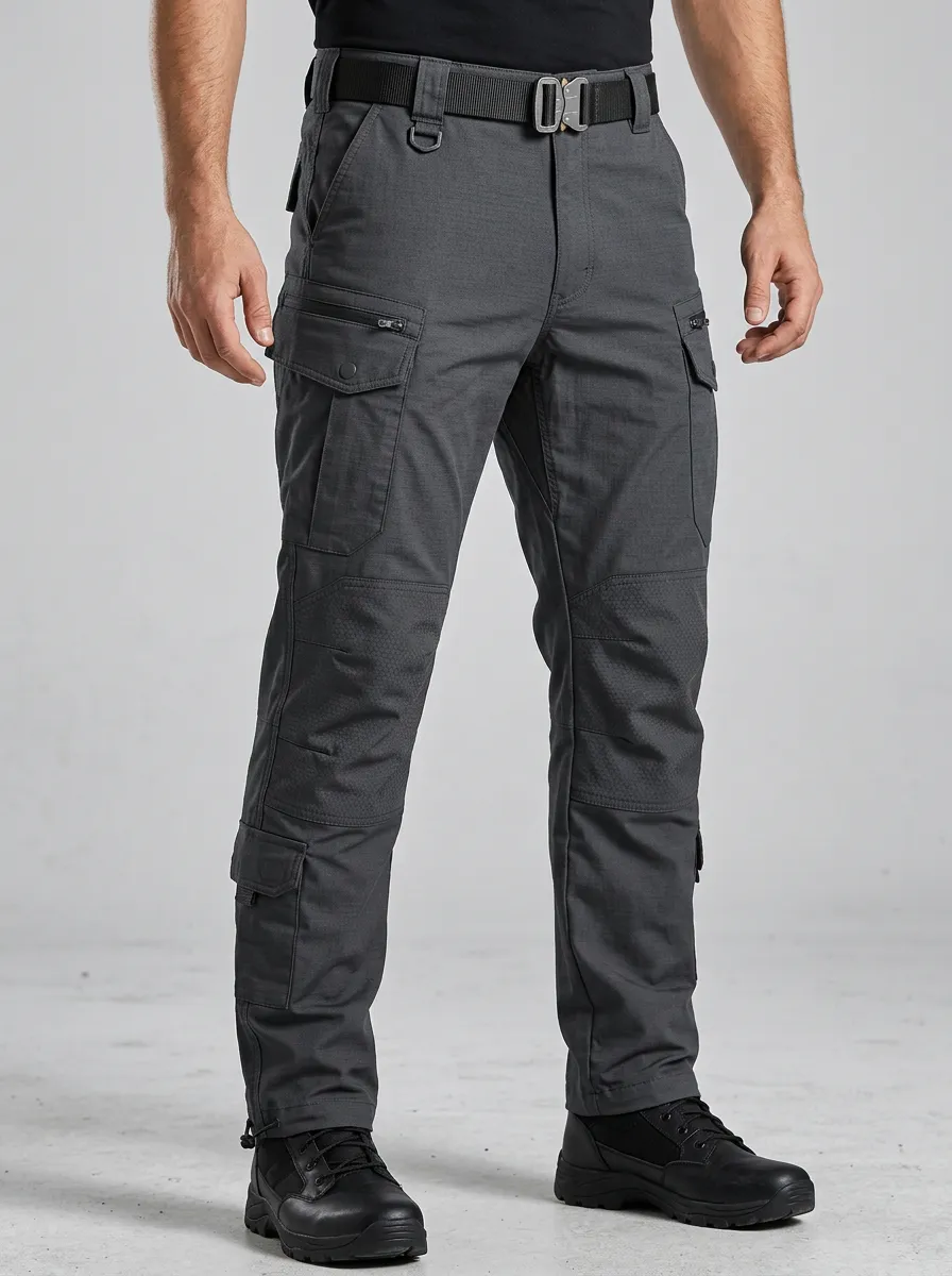 Classic Road-Ready-Look Men's Multi-Pocket Waterproof Tactical Cargo Pants