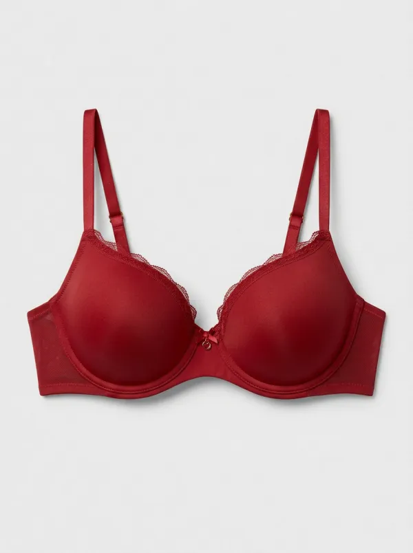 Women's Refined Underwire Lace-Trim Bra