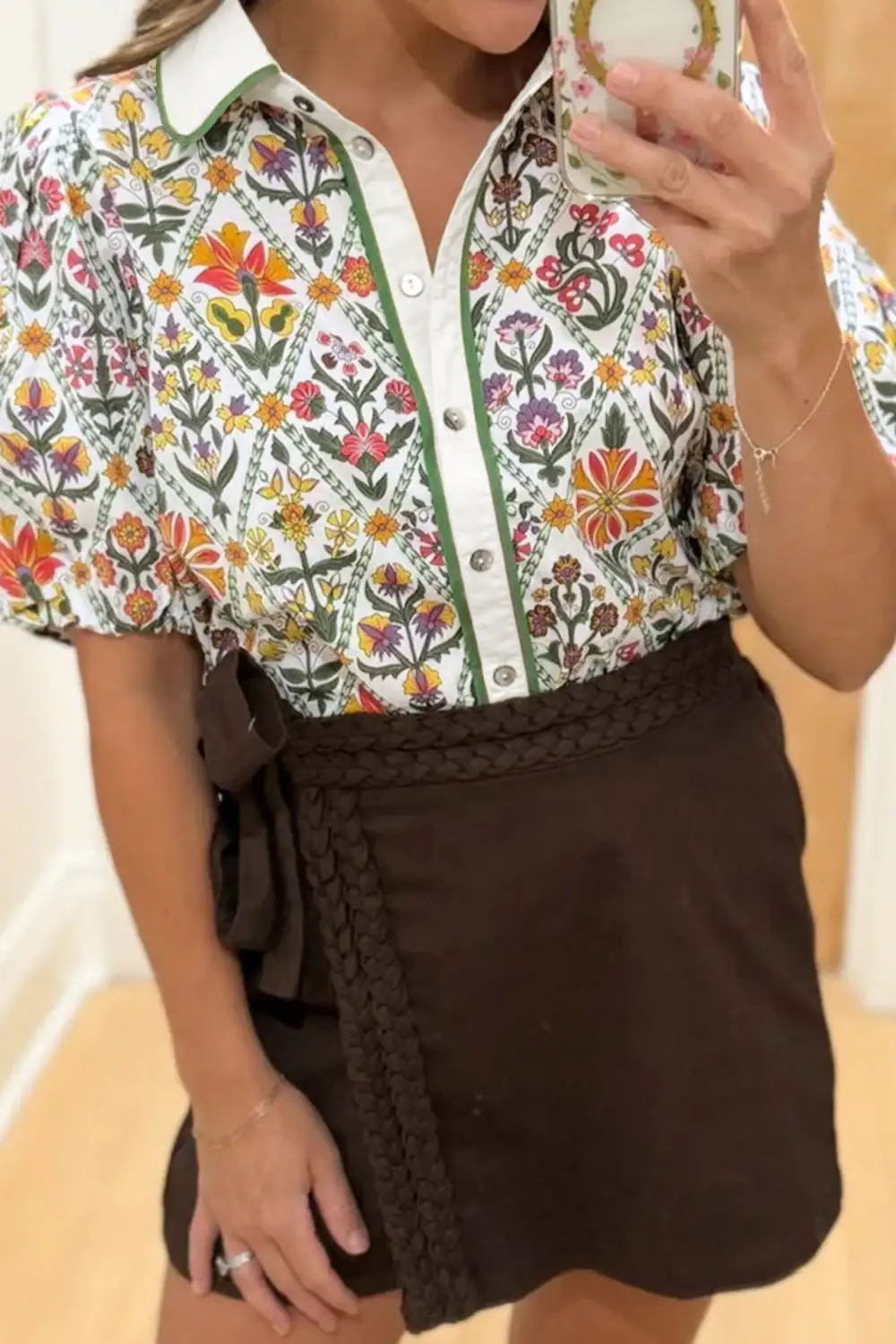Women's Floral Print Blouse