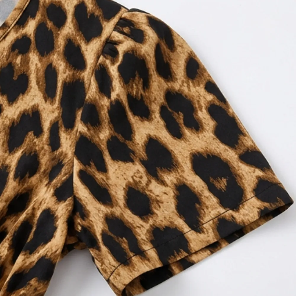 Leopard Print Waist Jumpsuit
