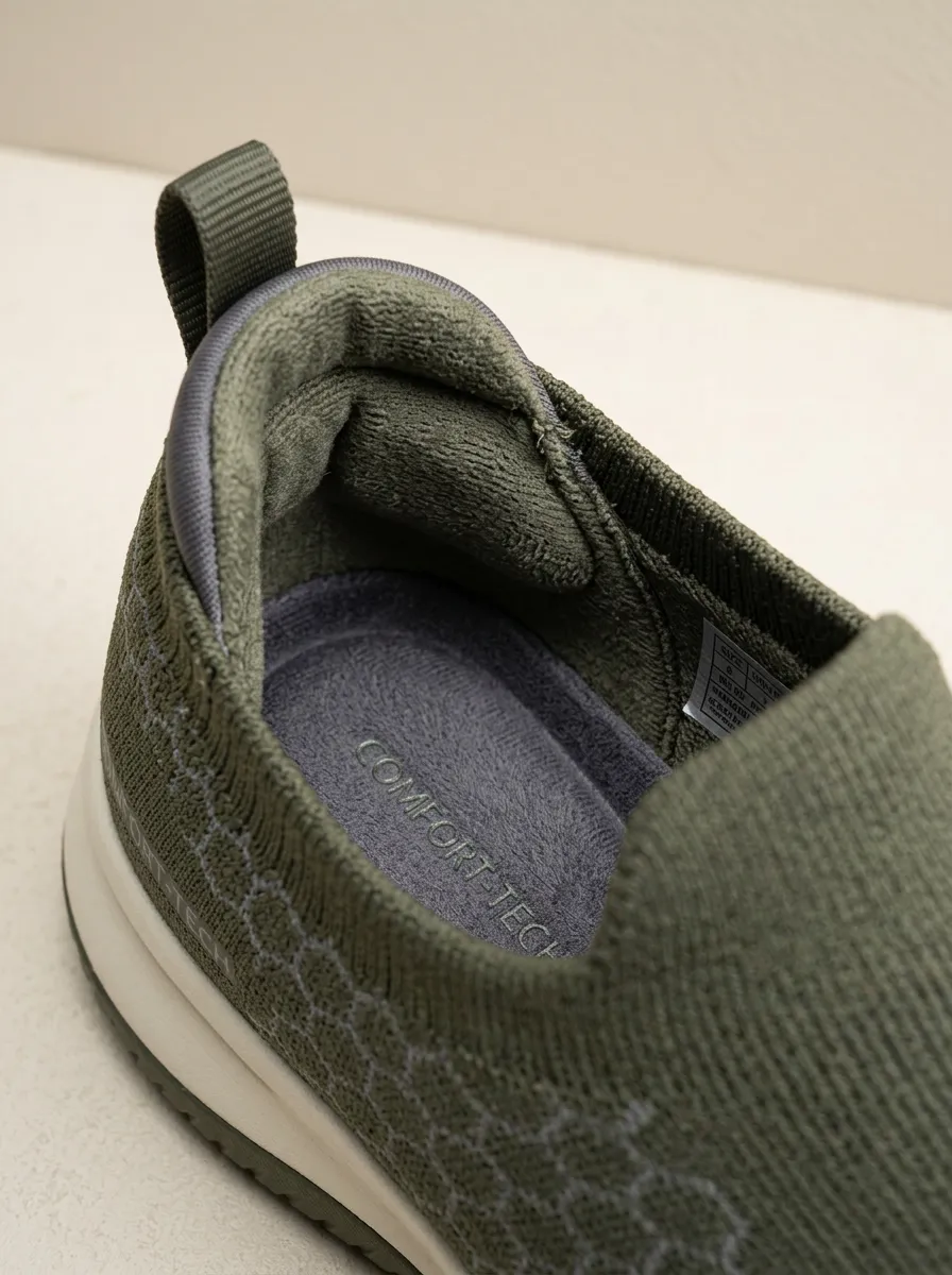 Outdoor-Inspired Stretch Graphic Shape Men's Stretch Canvas Shoes
