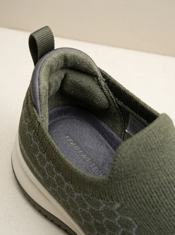 Outdoor-Inspired Stretch Graphic Shape Men's Stretch Canvas Shoes