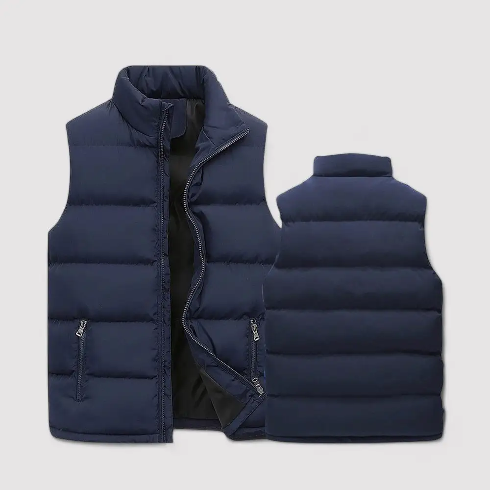 High Neck Zip Front Lightweight Sweater