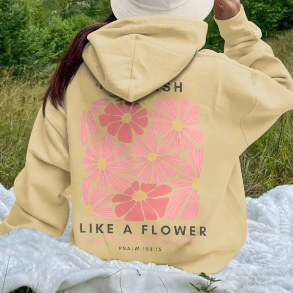 like a flower Bohemian flowers Women's Fashion Hoodie