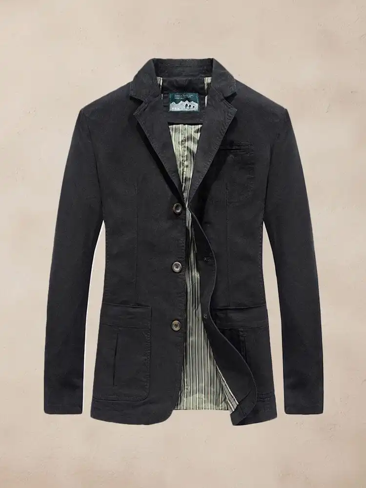 Performance Cotton Suit Jacket Coat