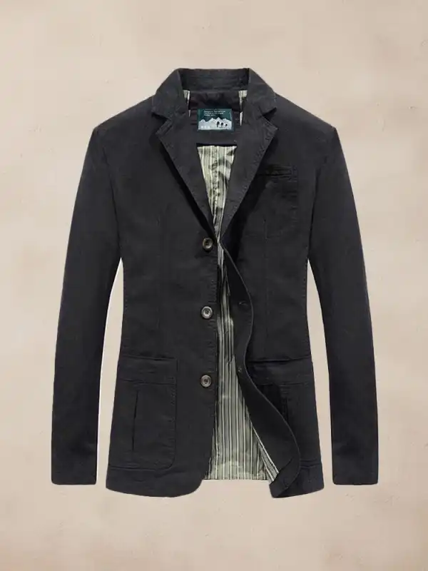 Performance Cotton Suit Jacket Coat