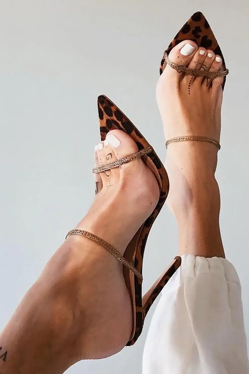 Leopard Pointed Toe Slip On