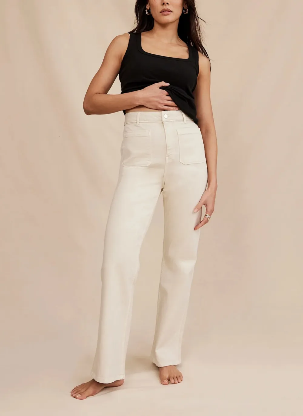 Casual Style Wash Straight Jeans