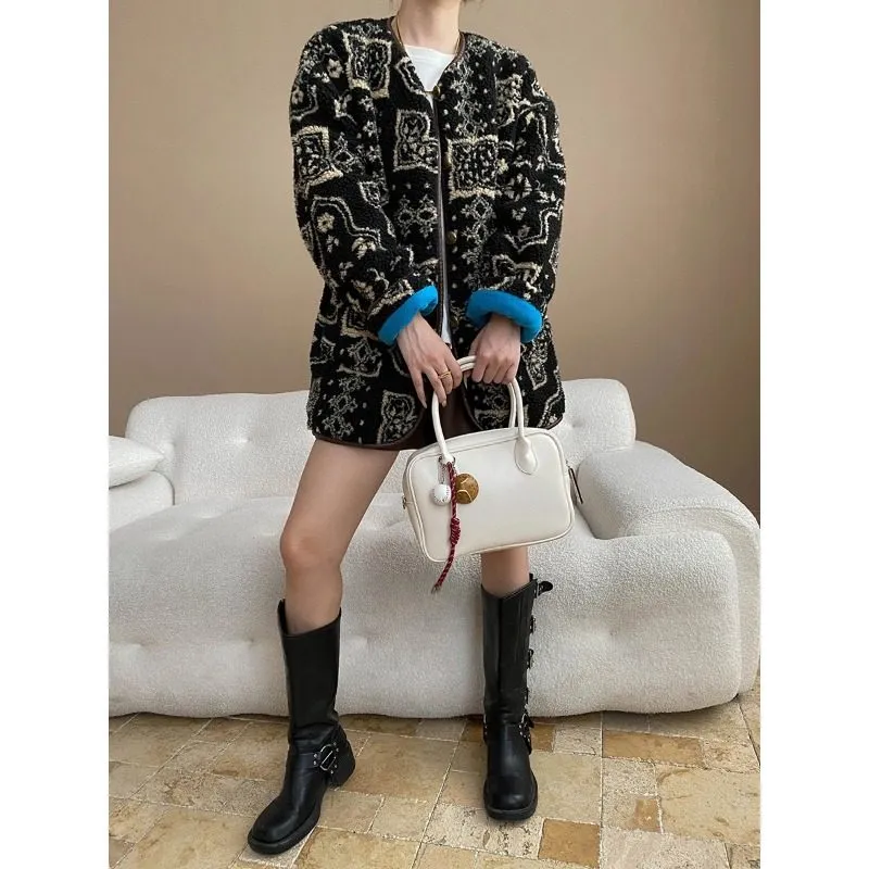Fleece Casual Outerwear Jacket