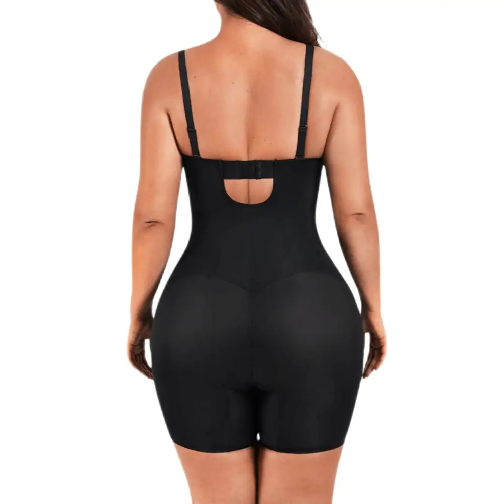 Open Bust Mid Thigh Shaping Bodysuit