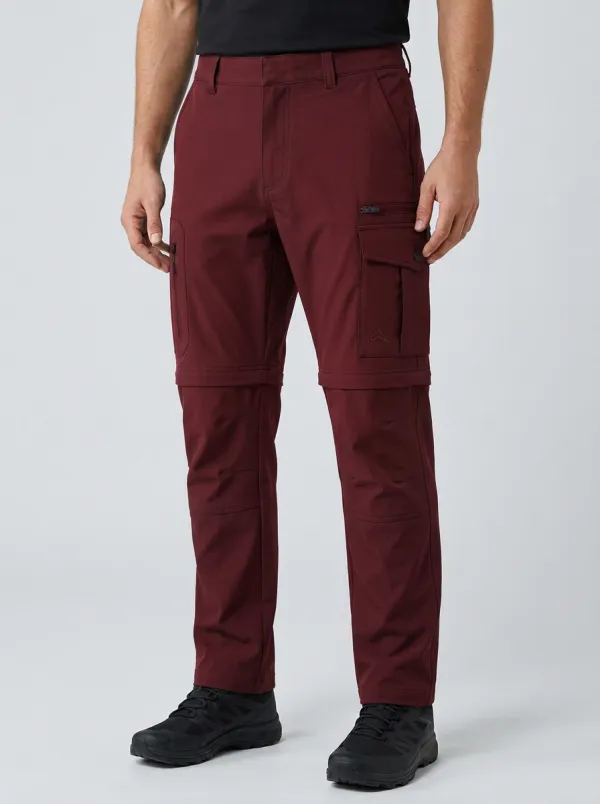 Men's Outdoor Hiking Navy Blue Convertible Cargo Pants
