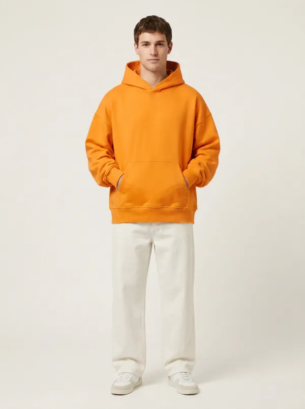 Unisex Printed Casual Essential Pullover Hoodie